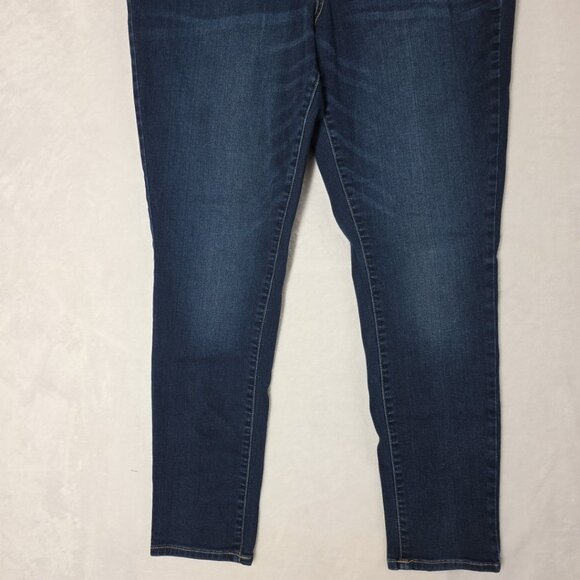 a.n.a Jeans Womens 16 High-Rise Skinny Button Fly Stretch Denim EUC - Picture 3 of 11
